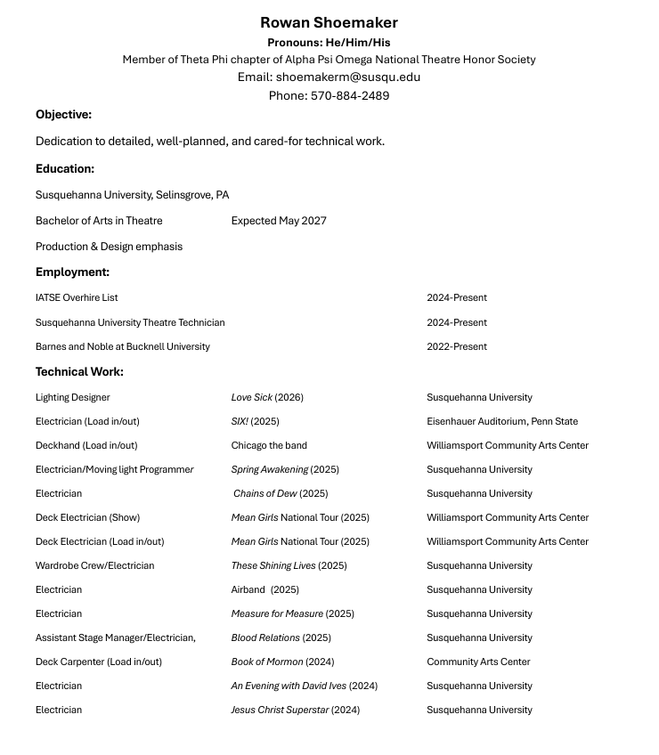 Resume